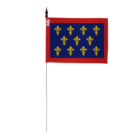 Drapeau de table province Maine 10 x 15 cm