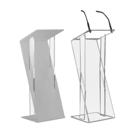 Pupitre en Z en plexiglass