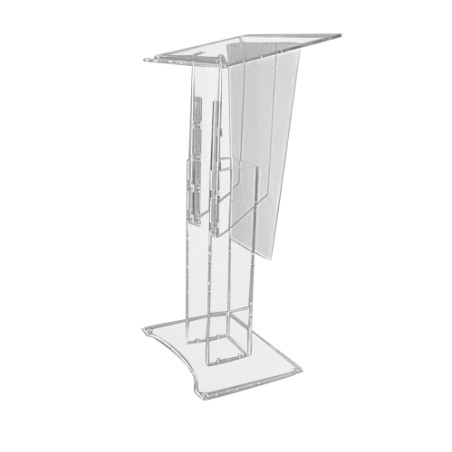 Pupitre réglable en plexiglass