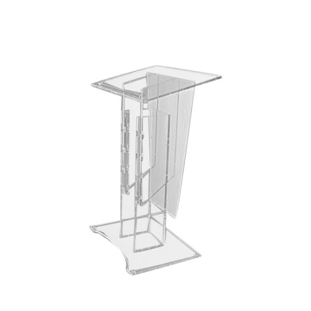 Pupitre réglable en plexiglass