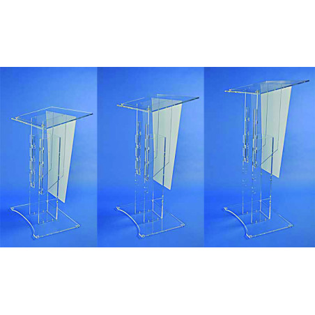 Pupitre réglable en plexiglass