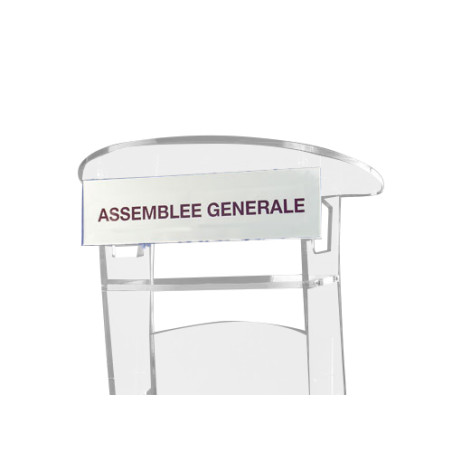 Fronton pour pupitre Design