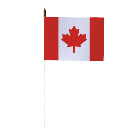 Drapeau de table Canada 10 x 15 cm - Lot de 100