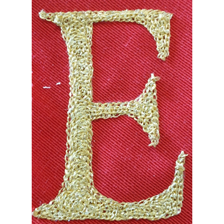 Lettre brodée STANDARD