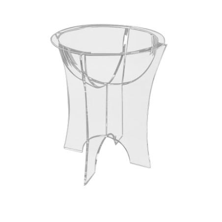 Console demi sphère diamètre 50 cm