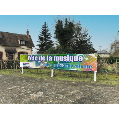 Banderole d'information municipale