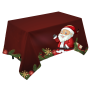 Nappe "Joyeux Noël" avec retombée de 70 cm