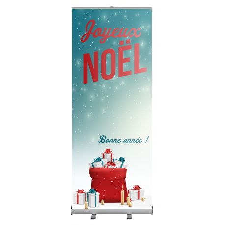 Enrouleur - Roll-up de Noël 80 x 200 cm