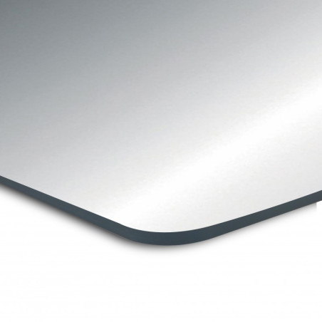 Miroir en plexichok 600 x 800 mm - avec cadre alu 