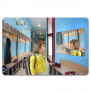 Miroir incassable pour sanitaires en plexichok 600 x 800 cm