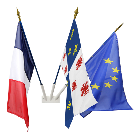 Lot de drapeaux de façade Province