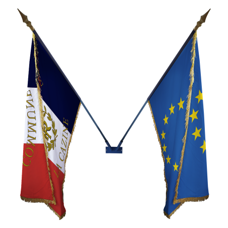 Lot de drapeaux de façade