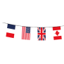 Guirlande Pays alliés en MAILLE 