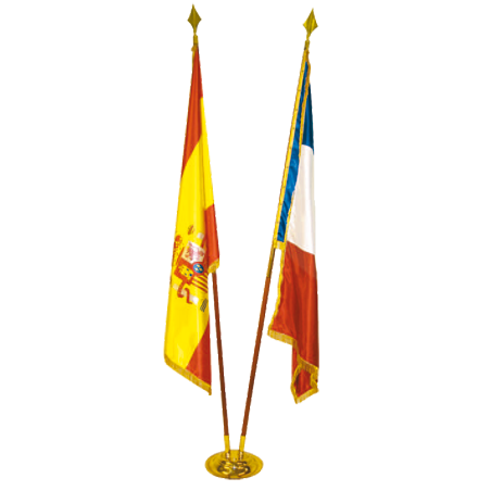 Drapeau de prestige en satin Province