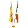 Drapeau de prestige en satin Province