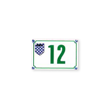 Numéro de rue Lutèce - Plexi