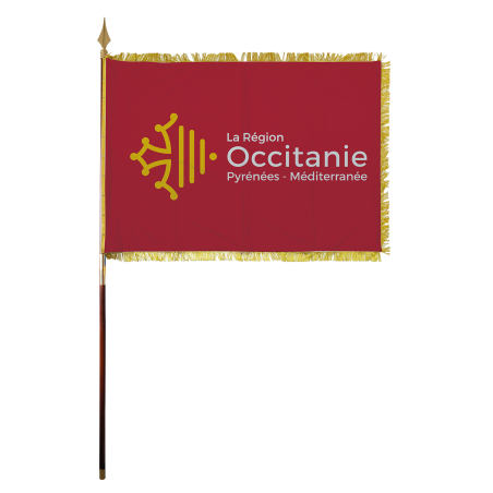 Drapeau de protocole en DECOTEX Région française
