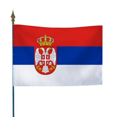 Drapeau Serbie