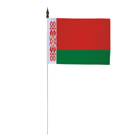 Drapeau de table Biélorussie 10 x 15 cm