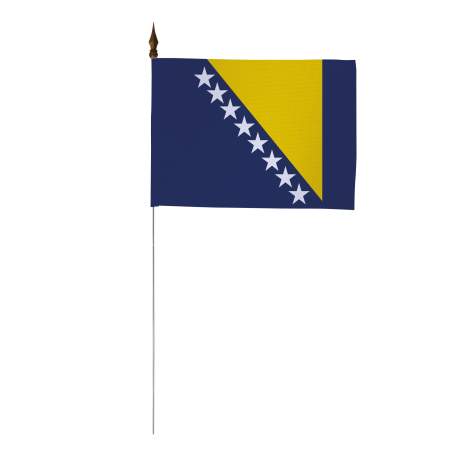Drapeau de table Bosnie Herzégovine 10 x 15 cm