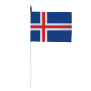 Drapeau de table Islande 10 x 15 cm