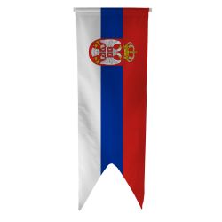 Oriflamme Serbie 40 x 120 cm 