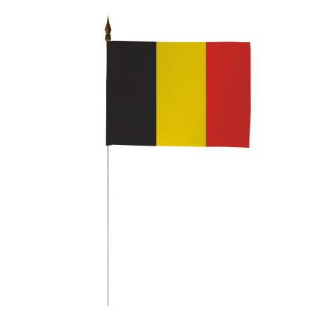 Drapeau de table Belgique 10 x 15 cm