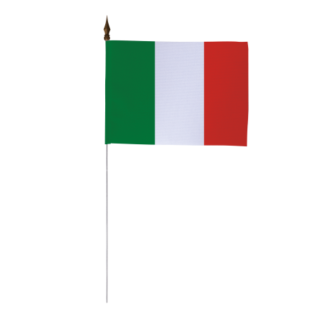 Drapeau de table Italie 10 x 15 cm - A l'unité