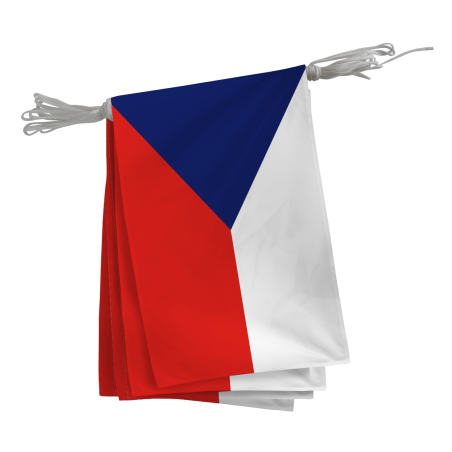 Guirlande Tchéquie 10 x 15 cm - A l'unité