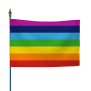 Drapeau Arc-en-ciel - Paix