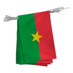 Guirlande Burkina Faso 10 x 15 cm - A l'unité