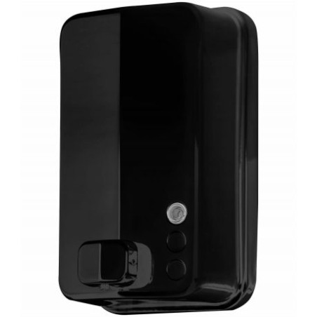 Distributeur de savon liquide inox évo à bouton poussoir acier brillant