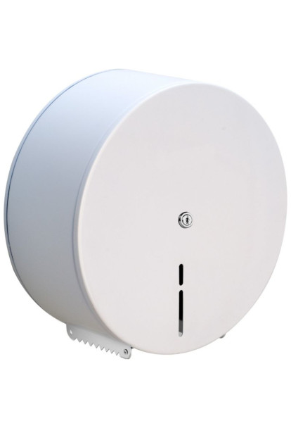 Distributeur de papier hygiénique - Jumbo 180 mètres - Acier blanc