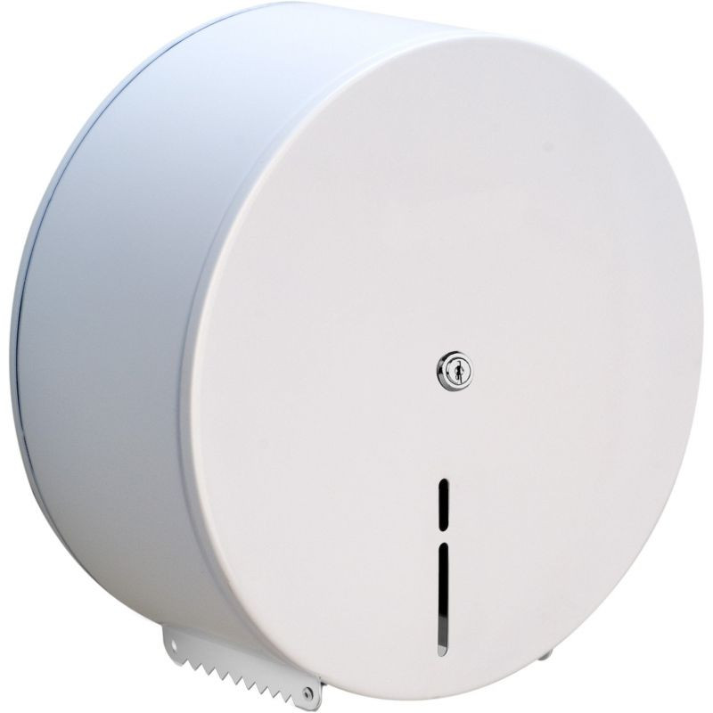 Distributeur de papier hygiénique - Jumbo 180 mètres - Acier blanc