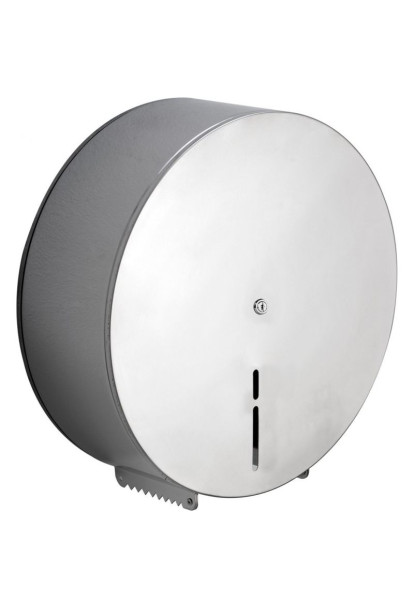 Distributeur de papier hygiénique - Jumbo 380 mètres - Acier blanc