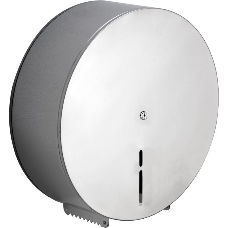 Distributeur de papier hygiénique - Jumbo 380 mètres - Acier blanc