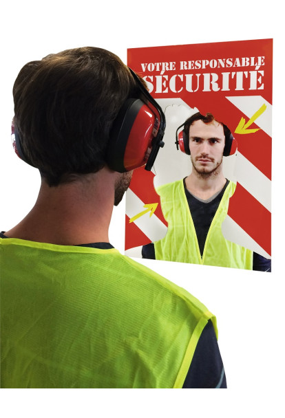 Miroir de sécurité personnalisable