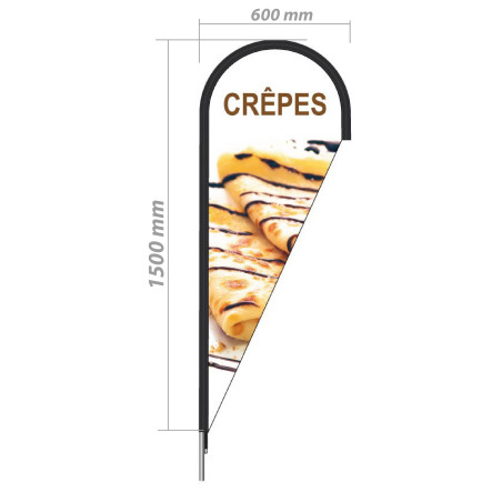 Voile générique - Modèle Crêpes