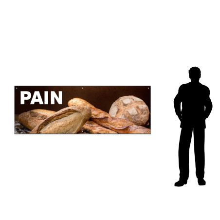 Bâche en PVC - Modèle Pain