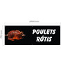 Bâche en PVC - Modèle Poulets Rotis