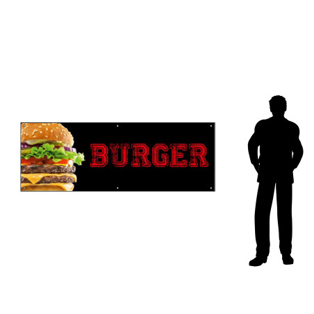 Bâche en PVC - Modèle Burger