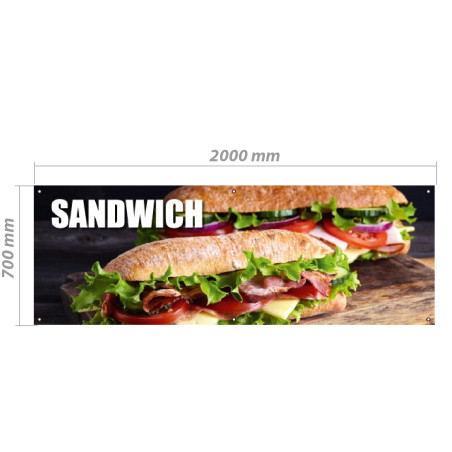 Bâche en PVC - Modèle Sandwich