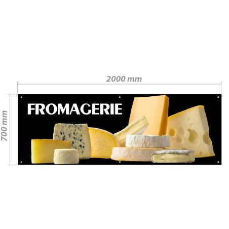 Bâche en PVC - Modèle Fromagerie