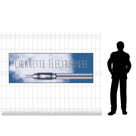 Bâche en PVC - Modèle Cigarette électronique