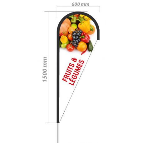 Voile générique - Modèle Fruits et Légumes