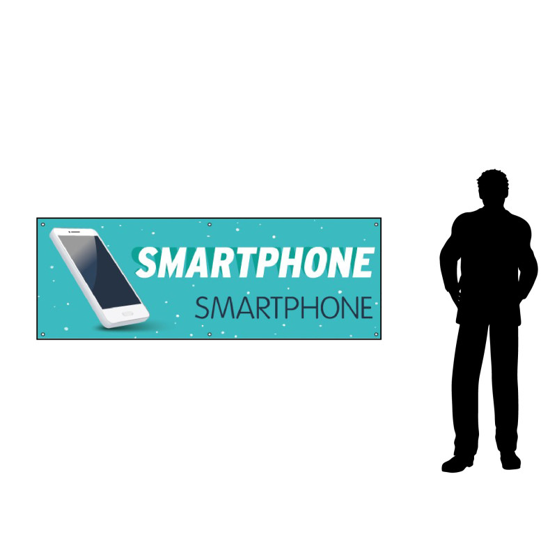 Bâche en PVC - Modèle Smartphone