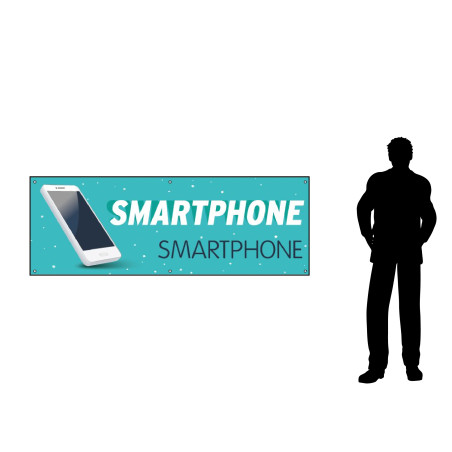 Bâche en PVC - Modèle Smartphone