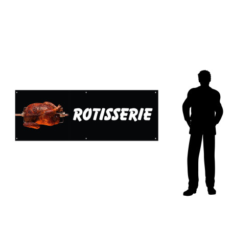 Bâche en PVC - Modèle Rôtisserie