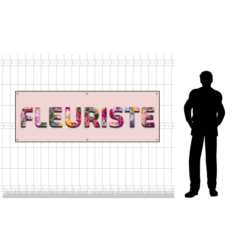 Bâche en PVC - Modèle Fleuriste