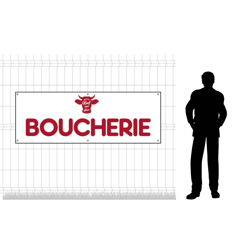 Bâche en PVC - Modèle Boucherie